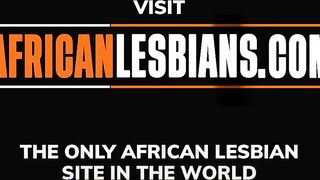 Ebony Lesbian Babes Skip Class For The Taste Of Pussy