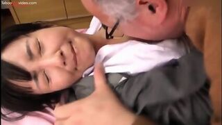 Japanese Family - Father Fucking Step Daughter - Sayo Arimoto