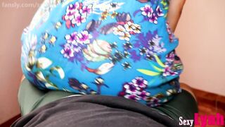 My Virgin Stepcousin sits on my Lap Dancing in a Dress