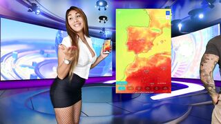 WTF!! Weather Girl Gets Fucked By Fan Live On Air