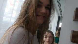 Fucked and cum on my face while I was doing Milka makeup. NEW with title